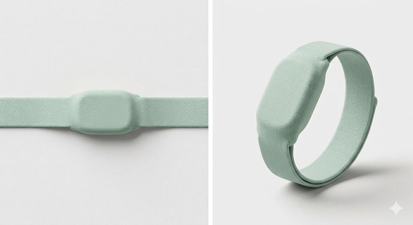 Doozy band — flat lay and detail views